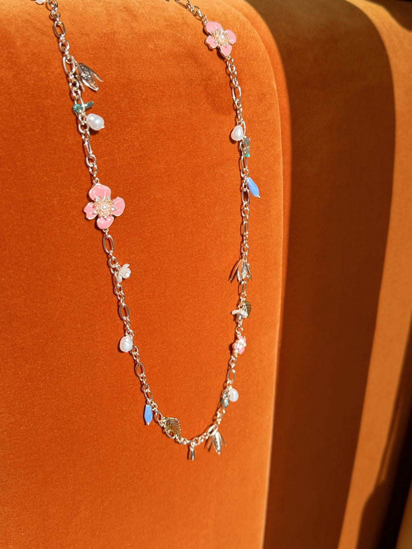 Spring Bloom Charms Necklace