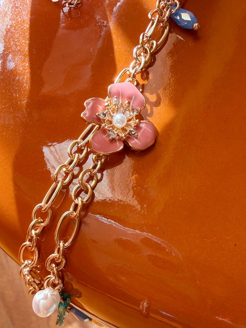 Spring Bloom Charms Necklace