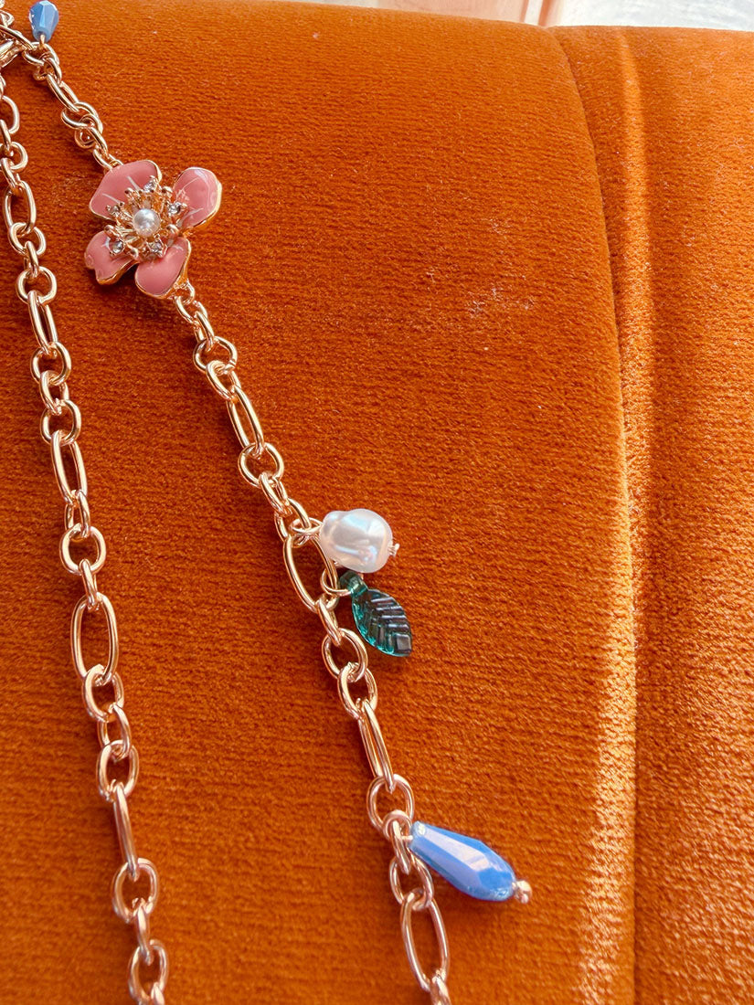 Spring Bloom Charms Necklace