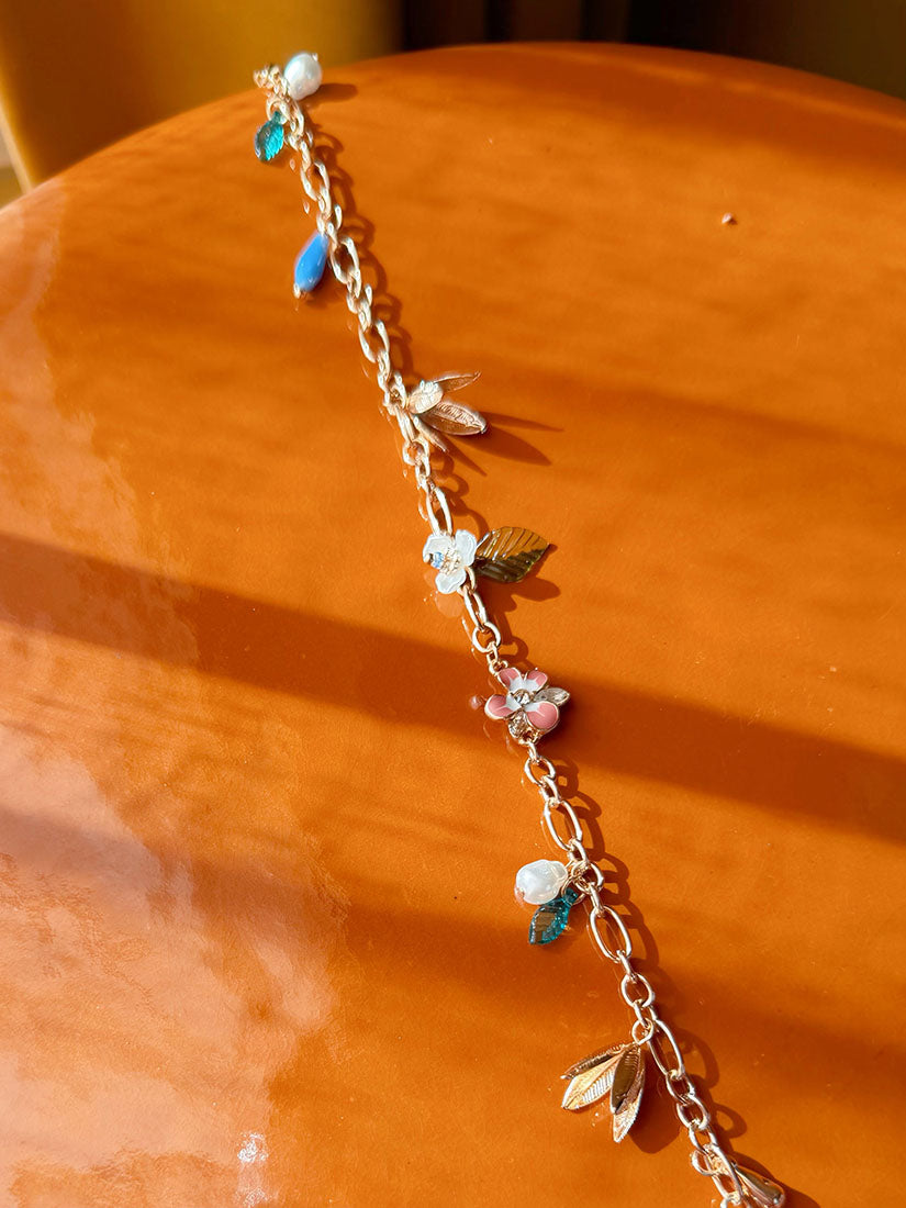 Spring Bloom Charms Necklace