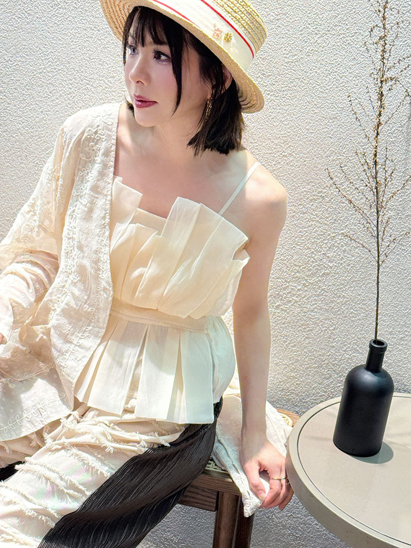 3D Floral Straw Hat