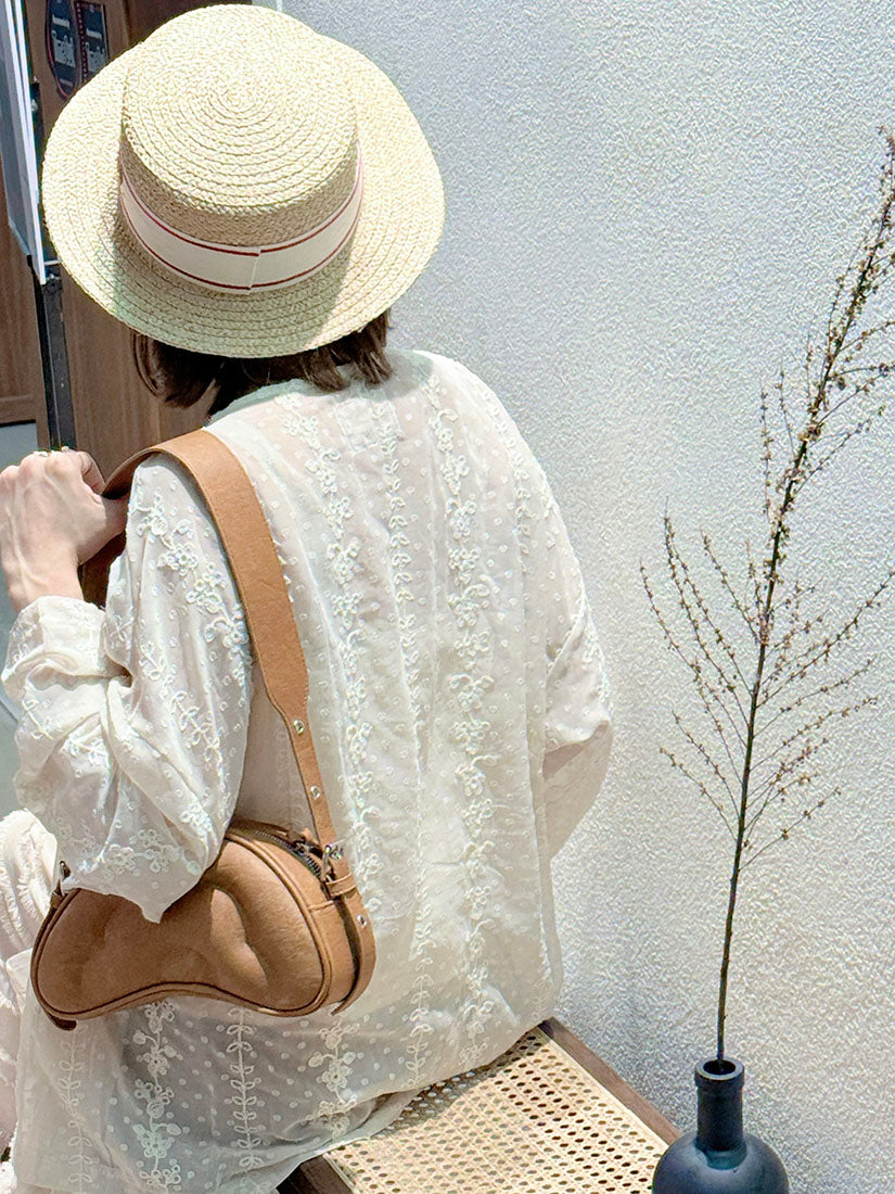 3D Floral Straw Hat
