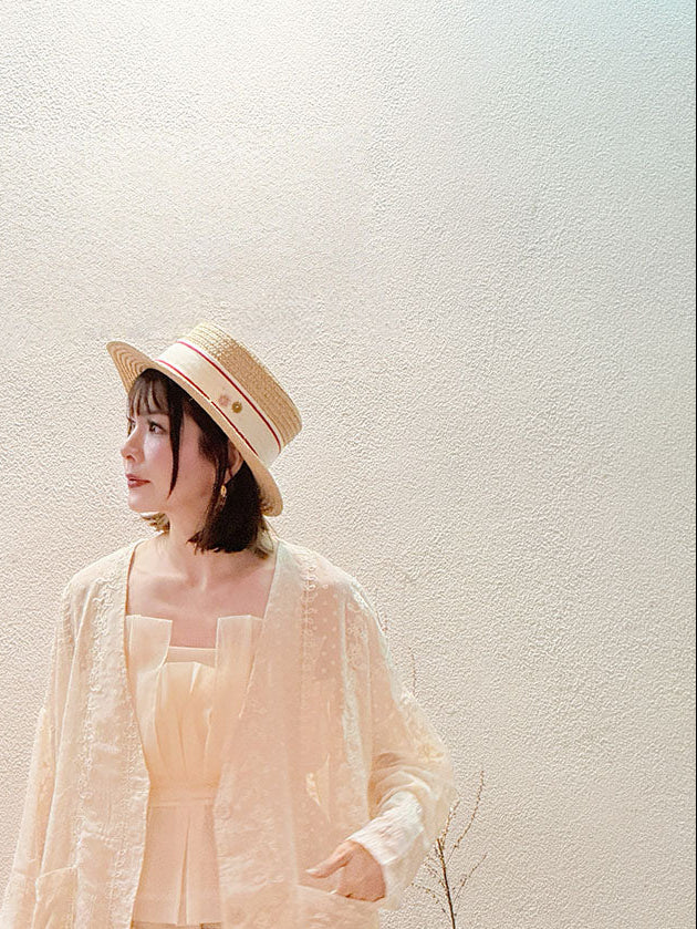 3D Floral Straw Hat