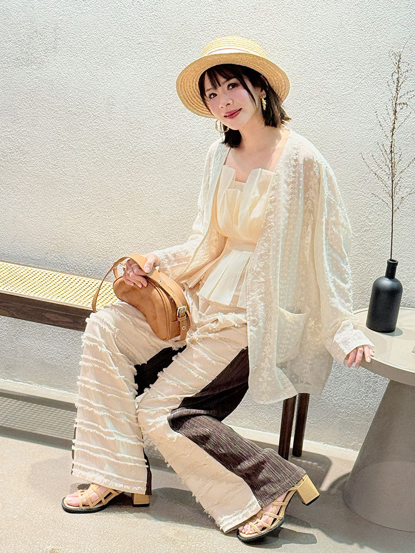3D Floral Straw Hat