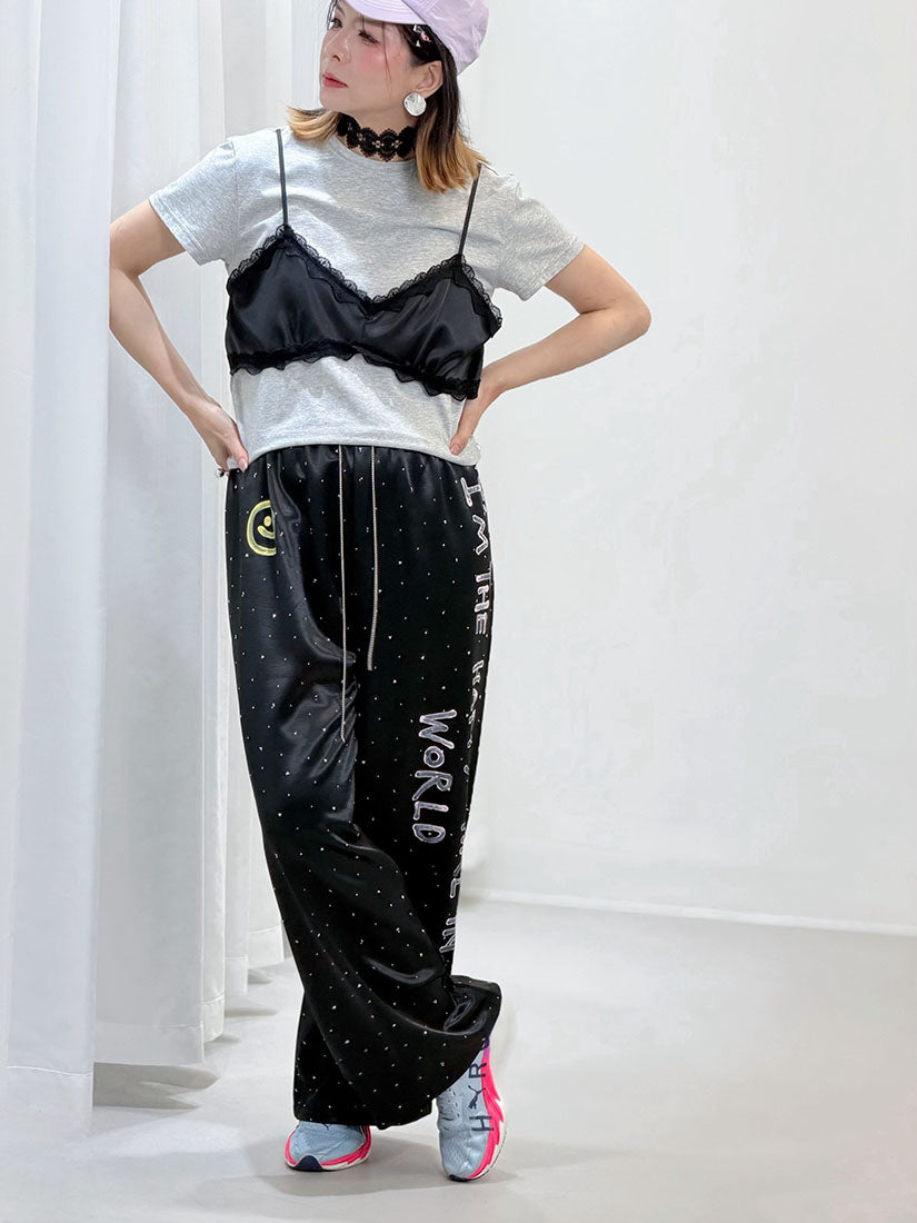 Hand Paint Hotfix Pants (2 Colours)