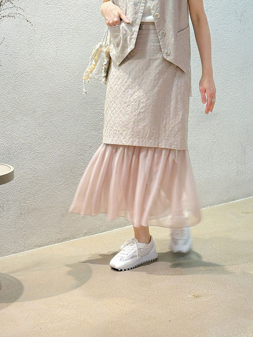 Lace Trim Trainers (Display Sale)