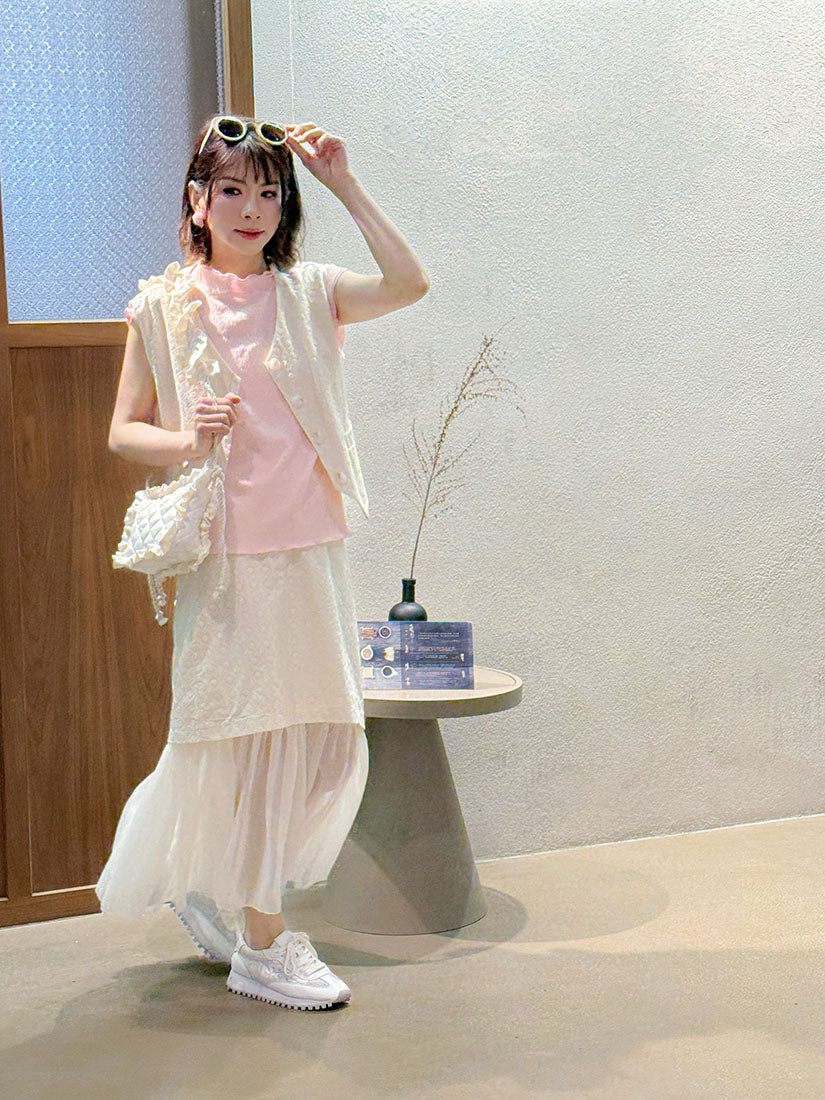 Lace Trim Trainers (Display Sale)