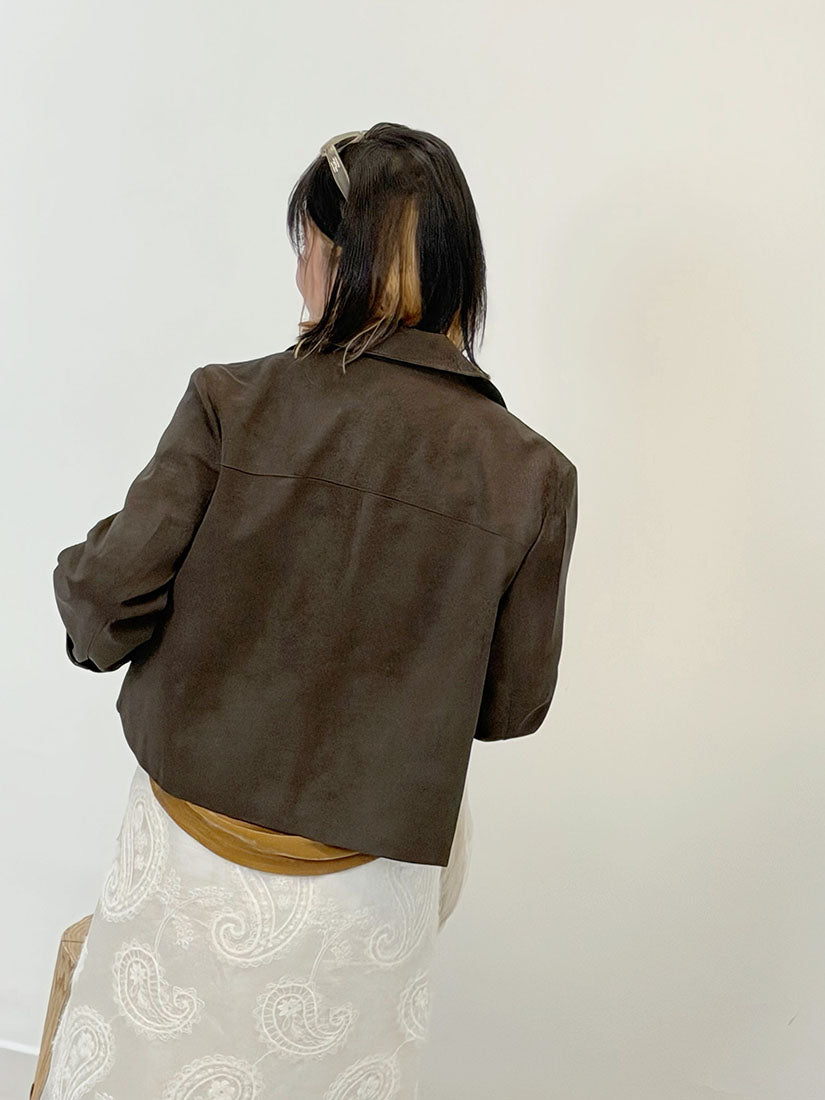 Paisley Embroidered Scalloped Hem Skirt (2 Colours)