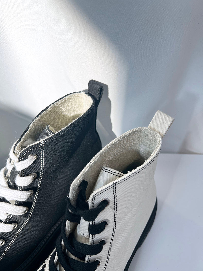 Canvas Combat Boots(Display Sale)