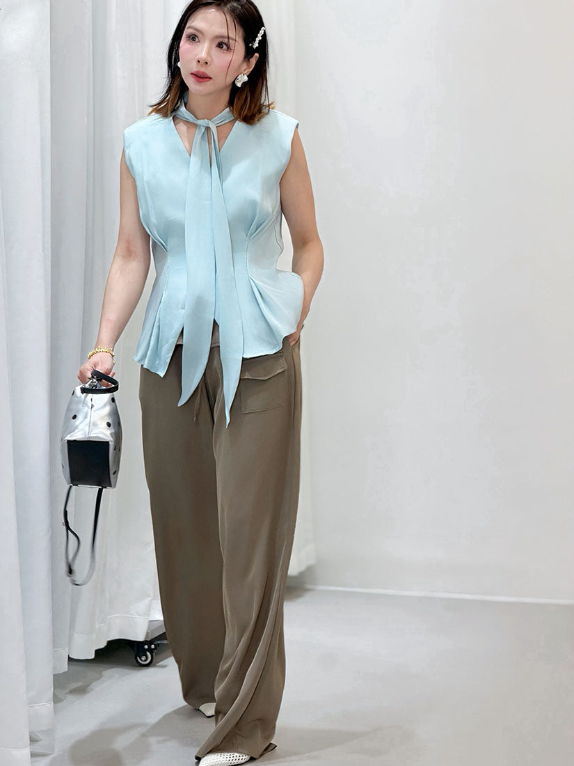 Scarf V Neck Waistcoat (2 Colours)