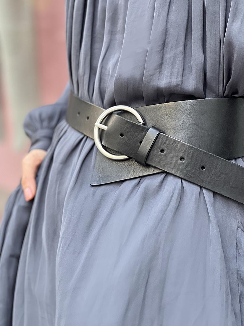 Irregular Leather Belt
