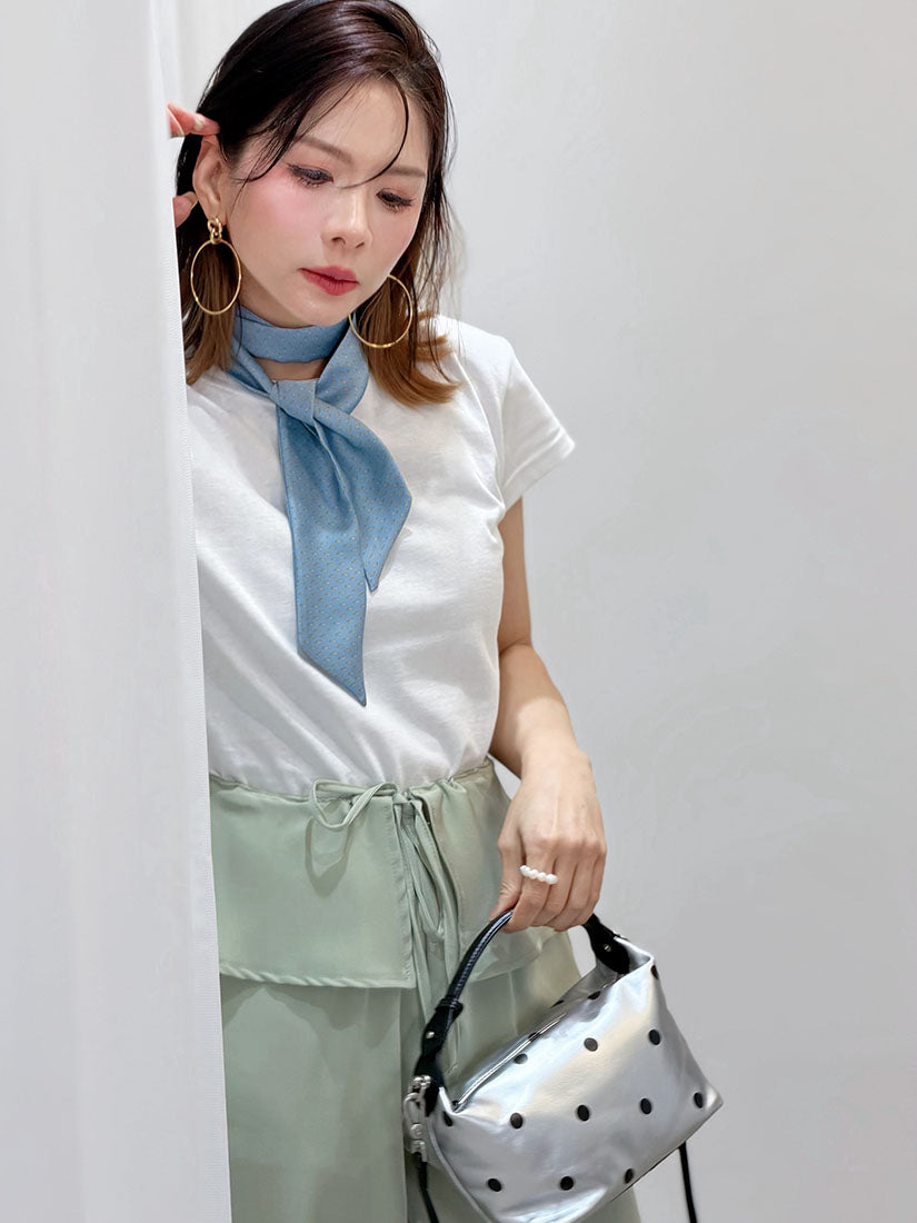 Leather Polka Dot Shoulder Bag (2 Colours)