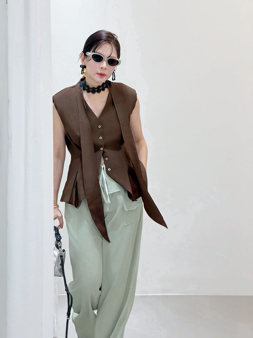 Ruffle Layered Waist Pants (3 Colours)