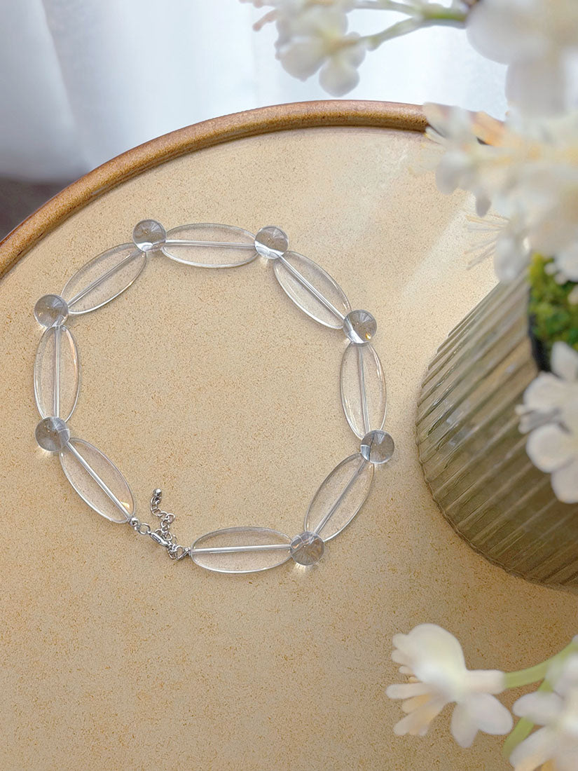 Clear Acrylic Necklace