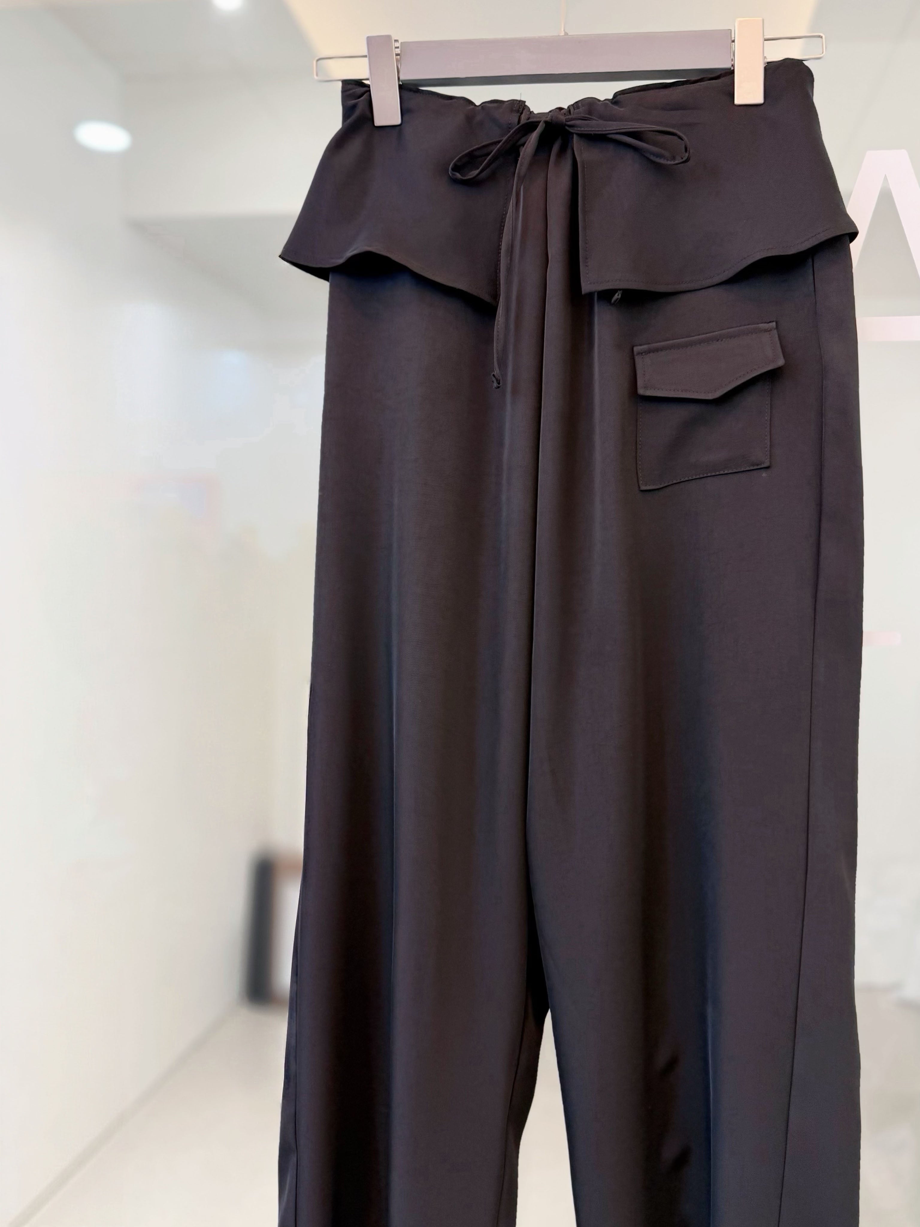 Ruffle Layered Waist Pants (3 Colours)