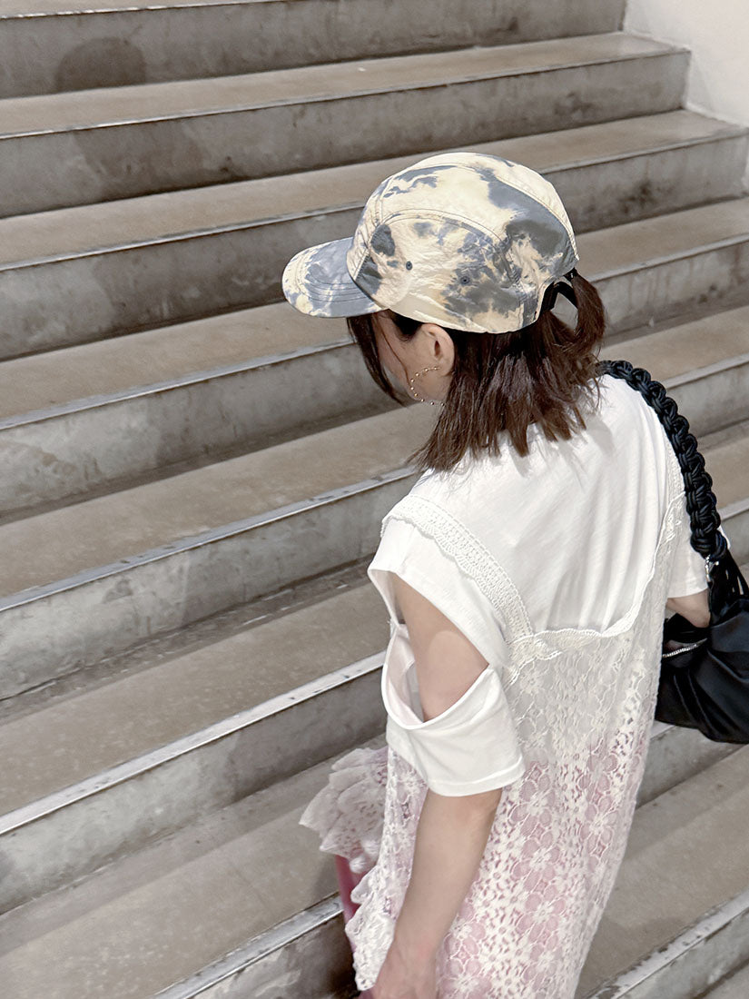 Tie Dye Print Cap (3 Colours)