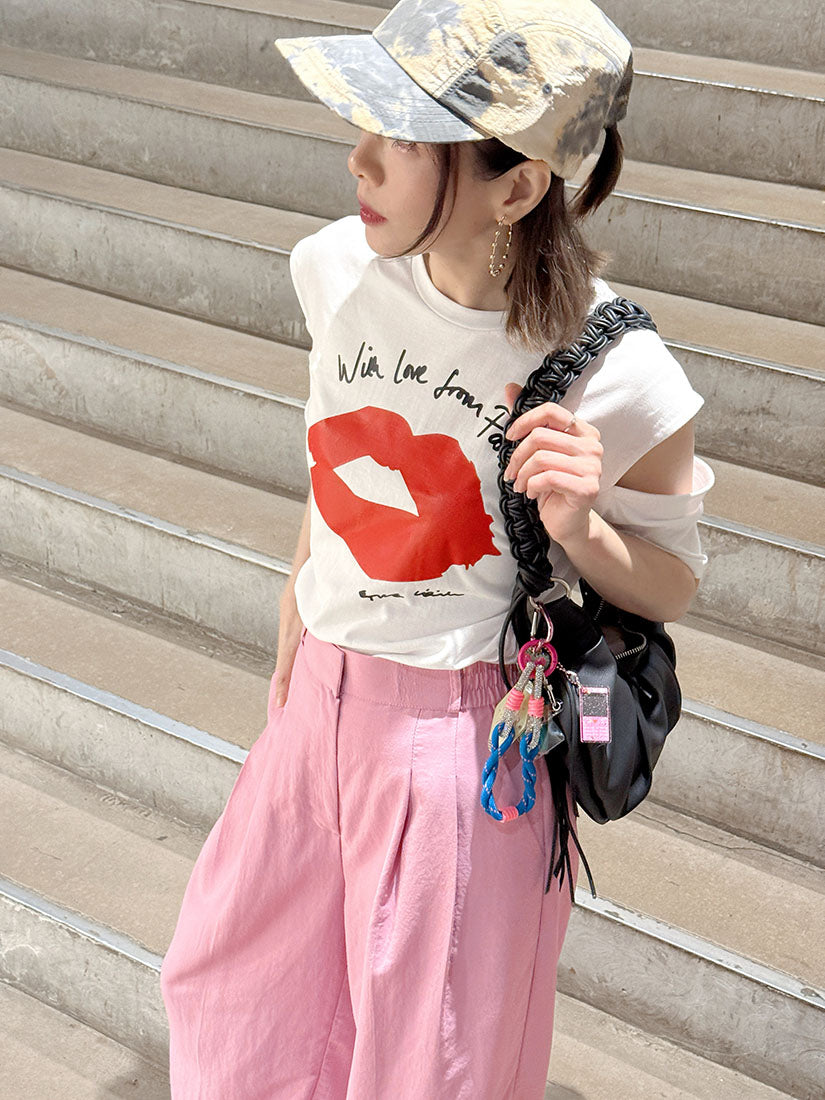 Linen Look Pleated Wide Leg Pants (2 Colours)