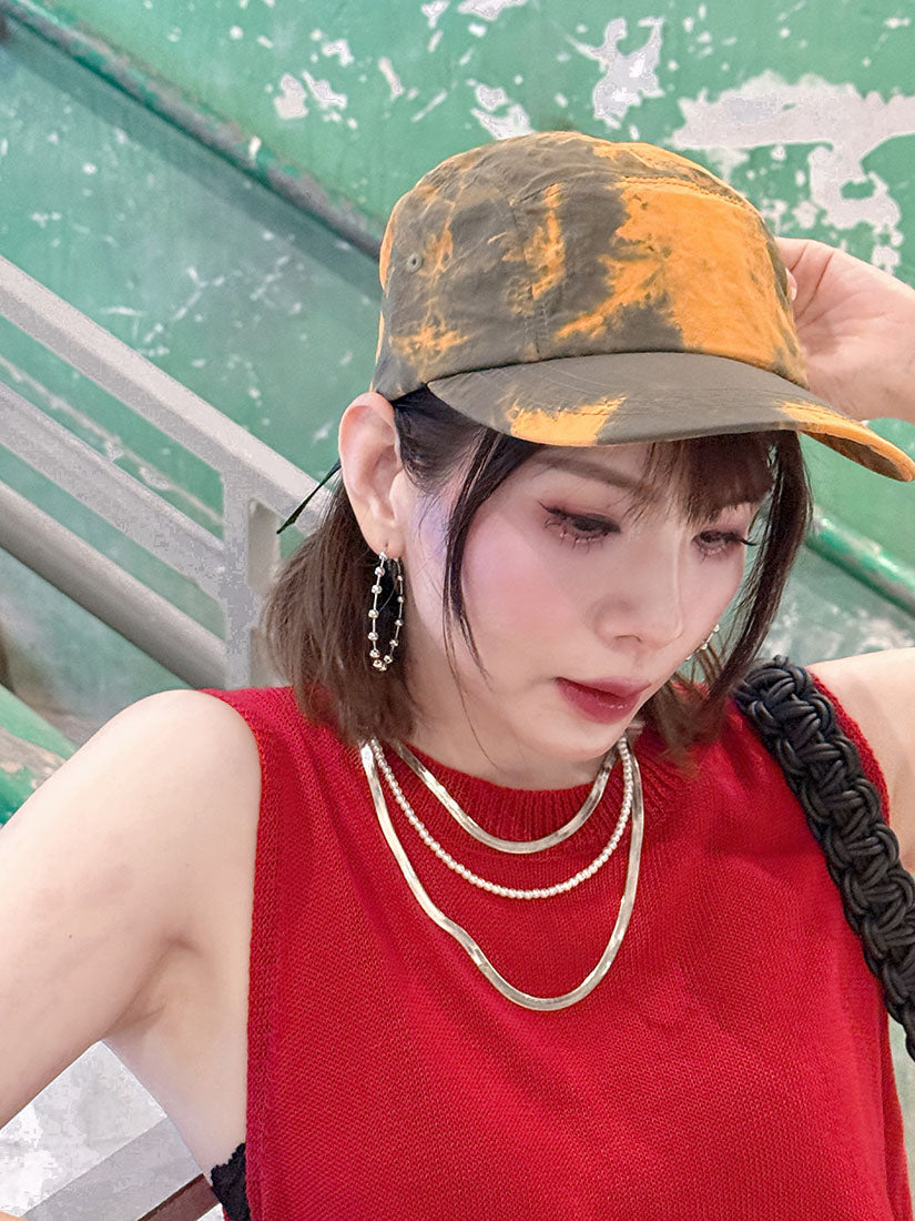 Pearl Snake Chain Triple Necklace Set