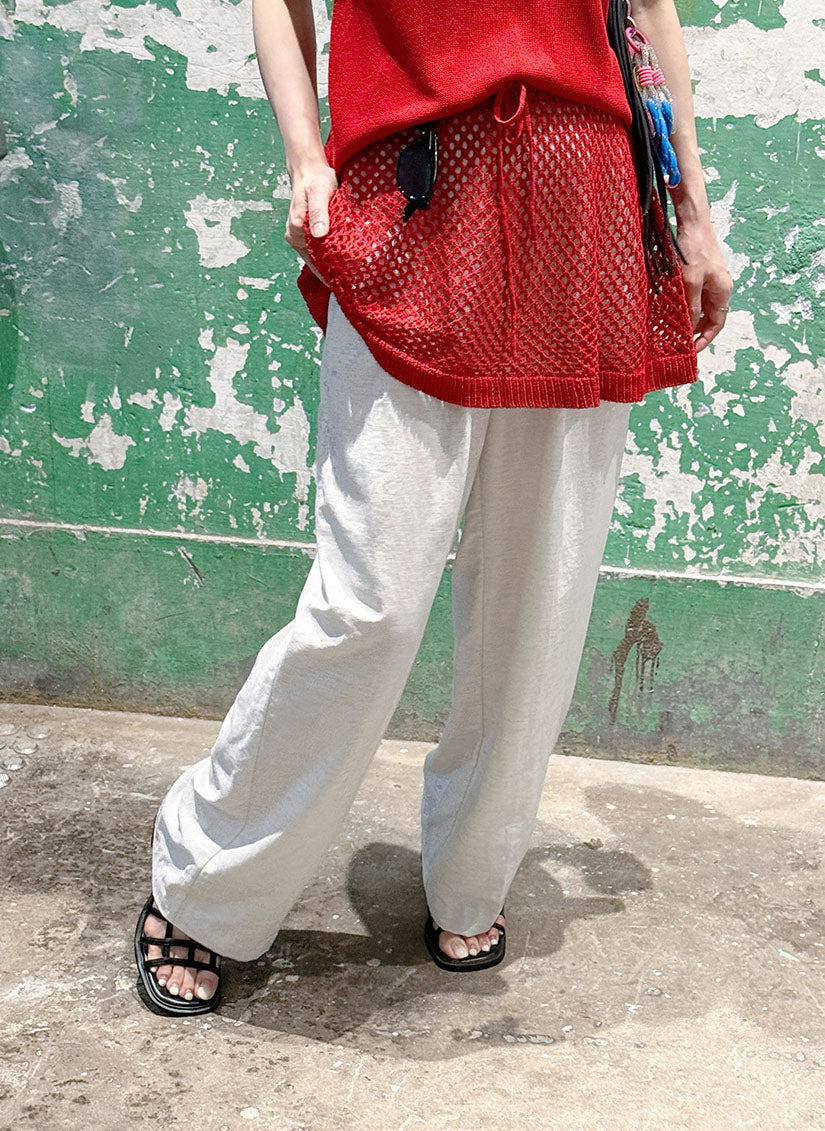 Grid Heeled Sandals(Display Sale)