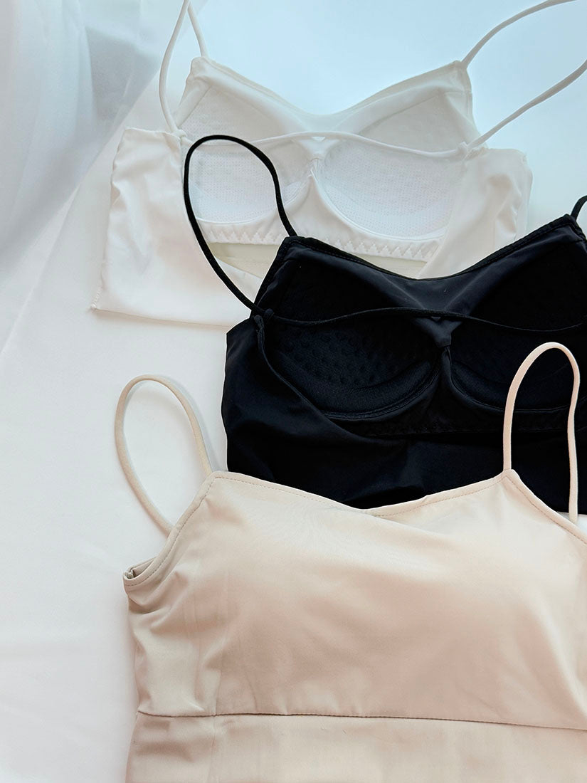 Deep U Back Bra Crop Top (3 Colours)