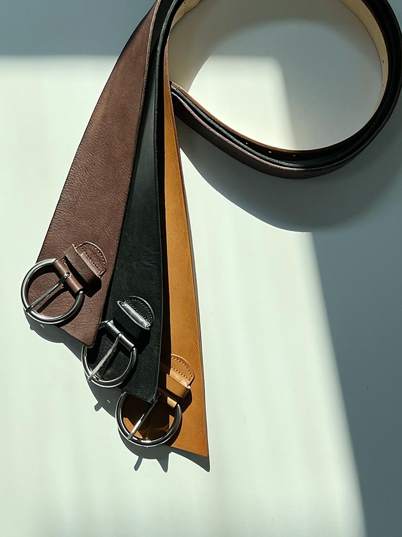 Irregular Leather Belt