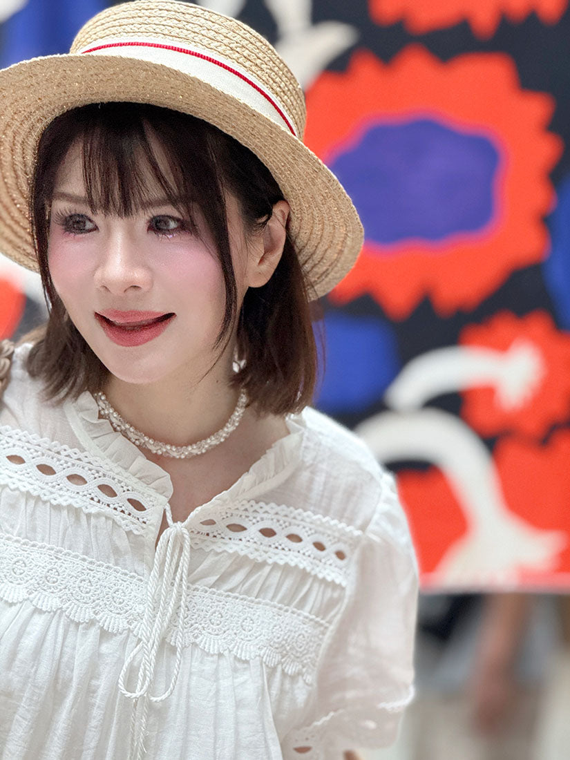 3D Floral Straw Hat