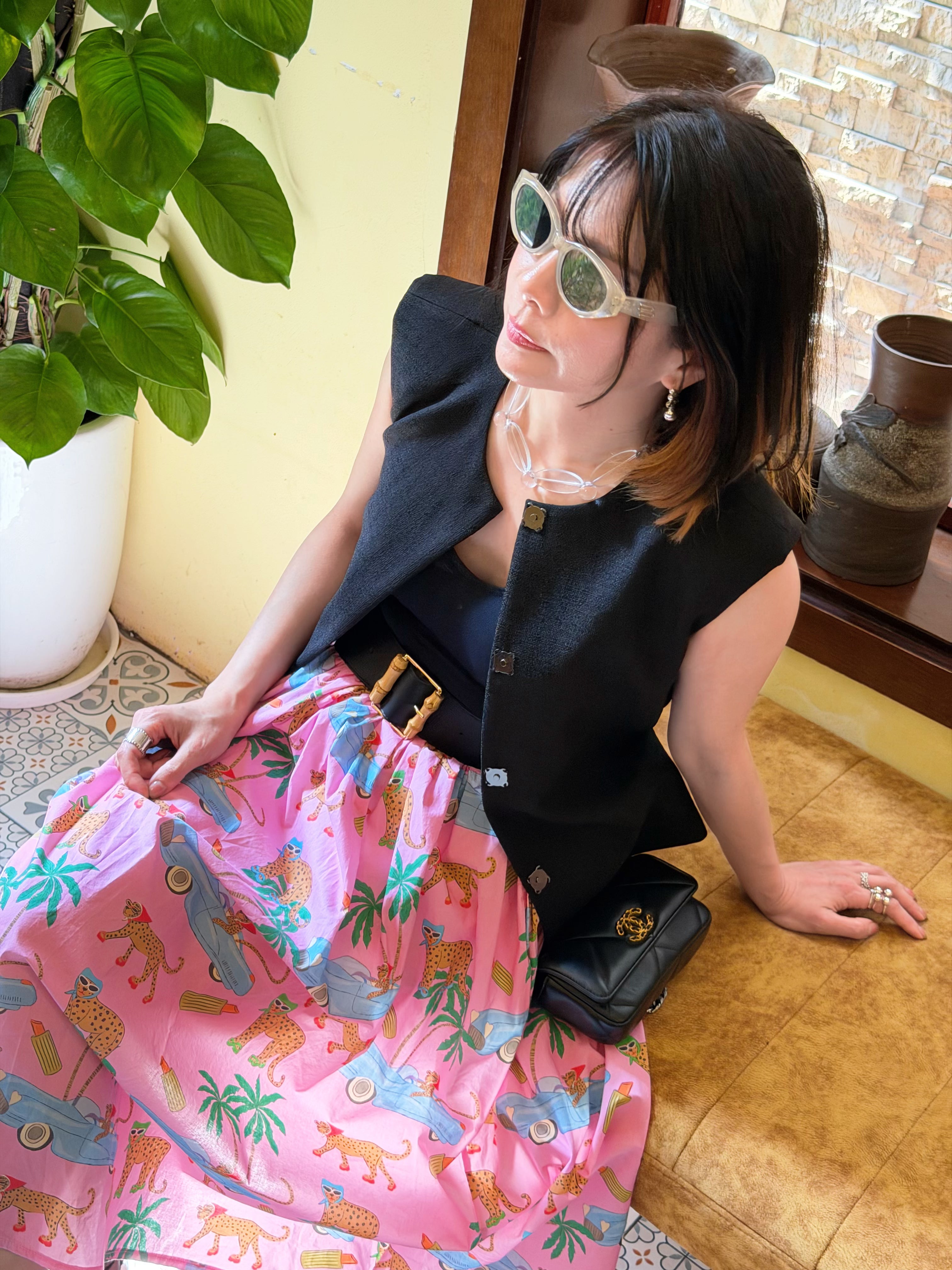 Trendy Leopard Printed Skirt (2 colours)