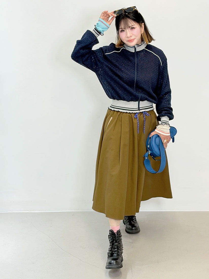 Sporty Knit Zip Jacket(2 Colours)