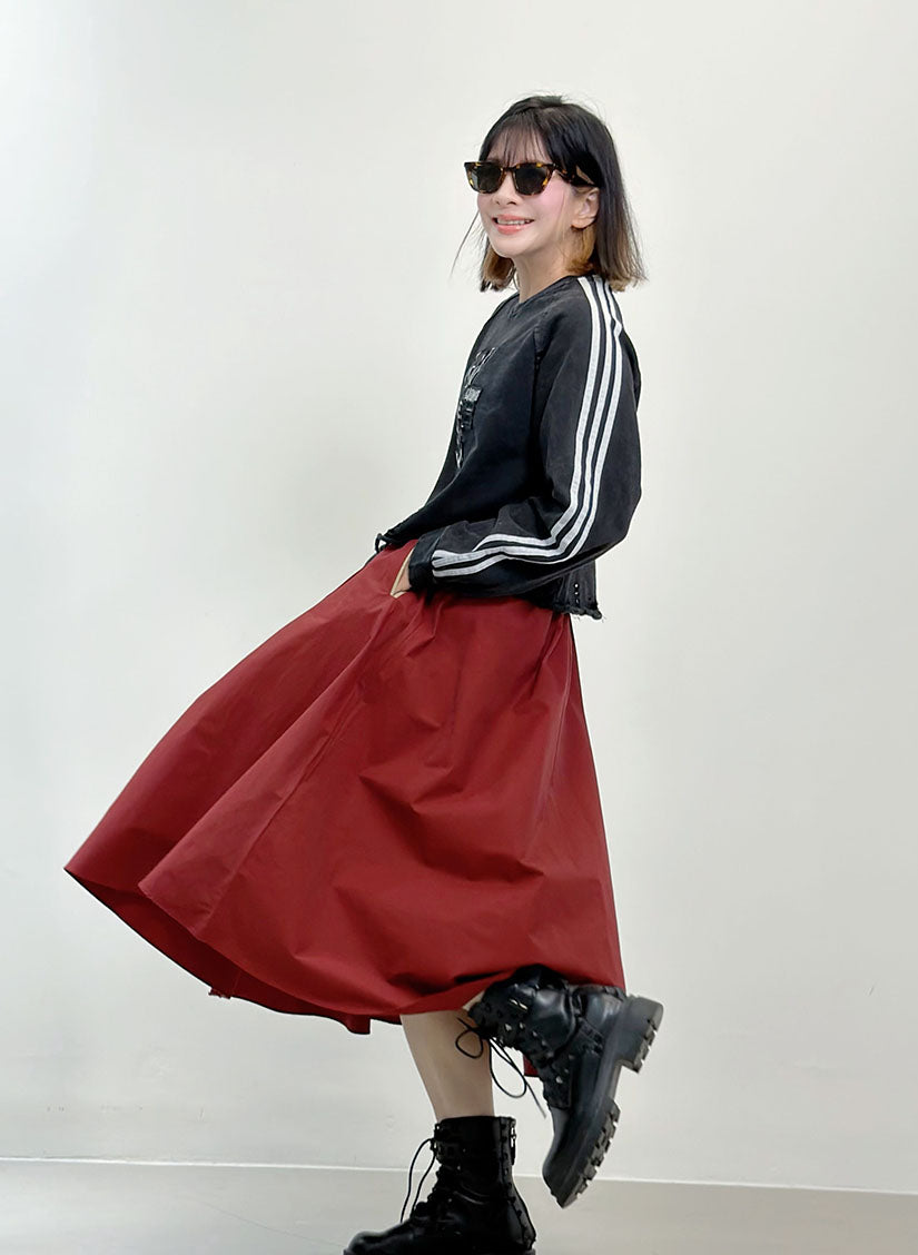 Flowing Midi Skirt (2 Colours)
