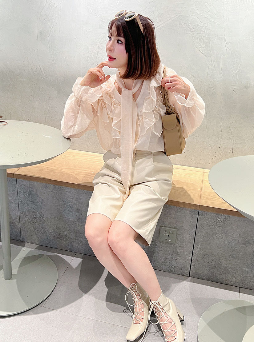 Faux Leather Bermuda Shorts (2 Colours)