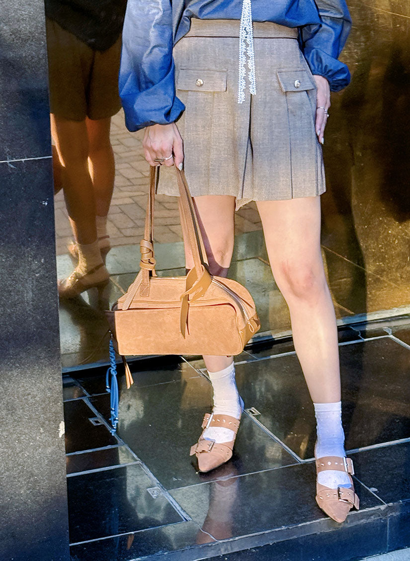 Le Teckel Suede Shoulder Bag (4 Colours)