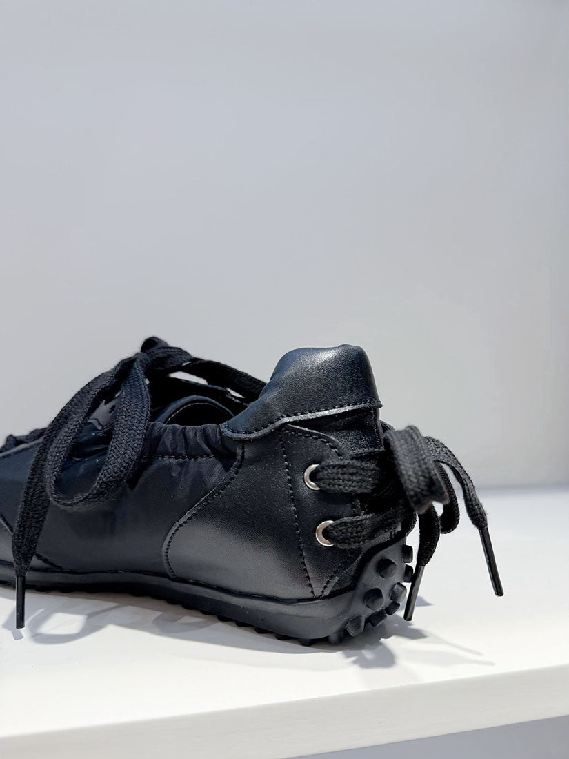 Clean Paneling Ballet Sneakers (3 Colours)