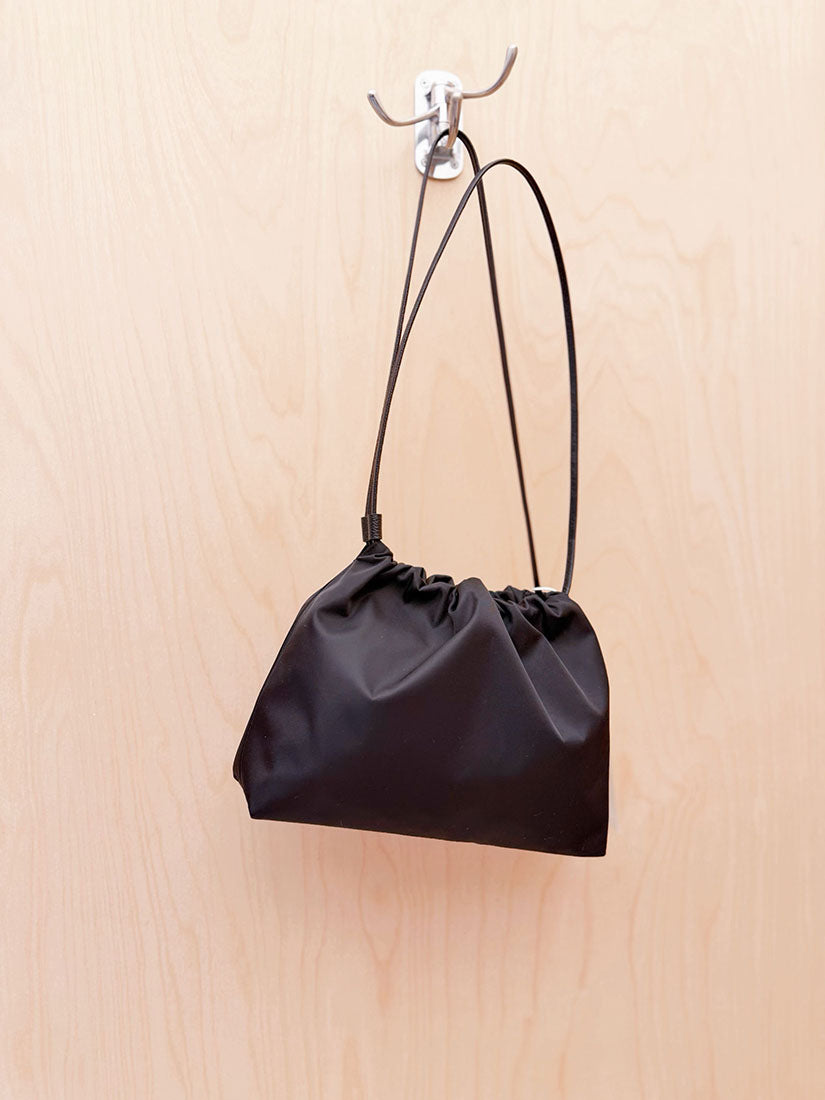Leather Drawstring Shoulder Bag (4 Colours)
