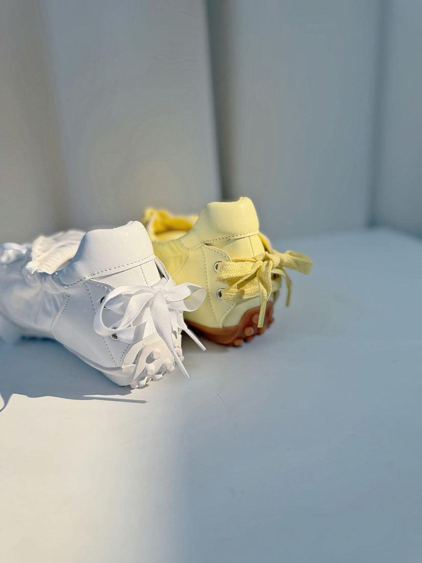 Clean Paneling Ballet Sneakers (3 Colours)