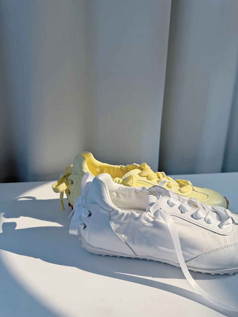 Clean Paneling Ballet Sneakers (3 Colours)