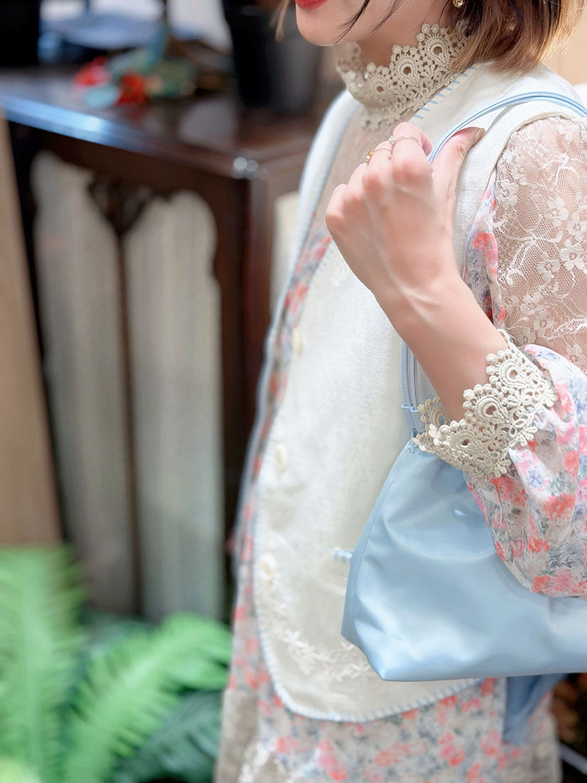 Lace Panel Floral Tiered Dress (2 Colours)