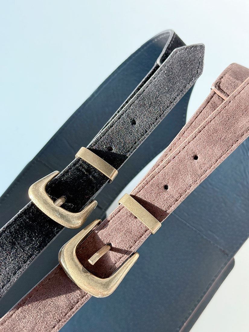 Suede Pouch Belt (2 Colours)