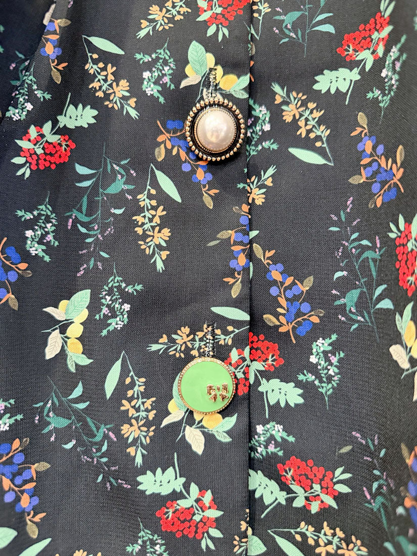 Tie Waist Floral Button Up Dress (2 Colours)