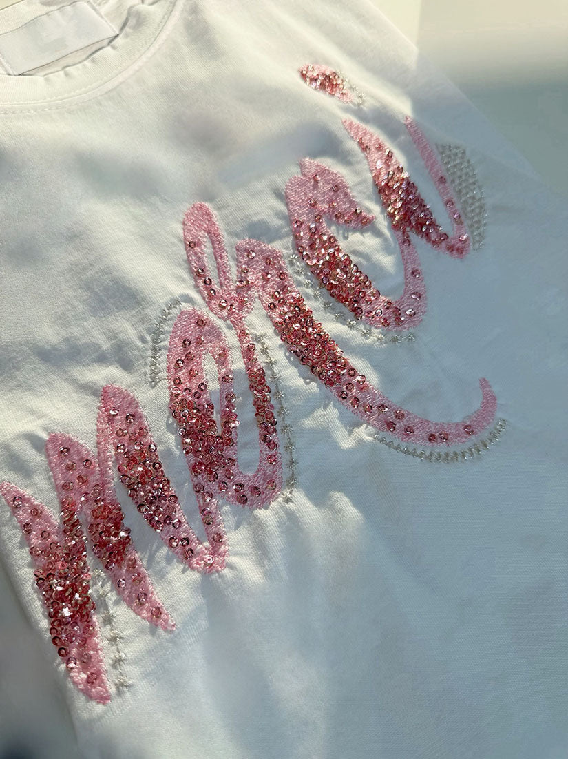 Sparkle Embellished Tee (3 Colours)