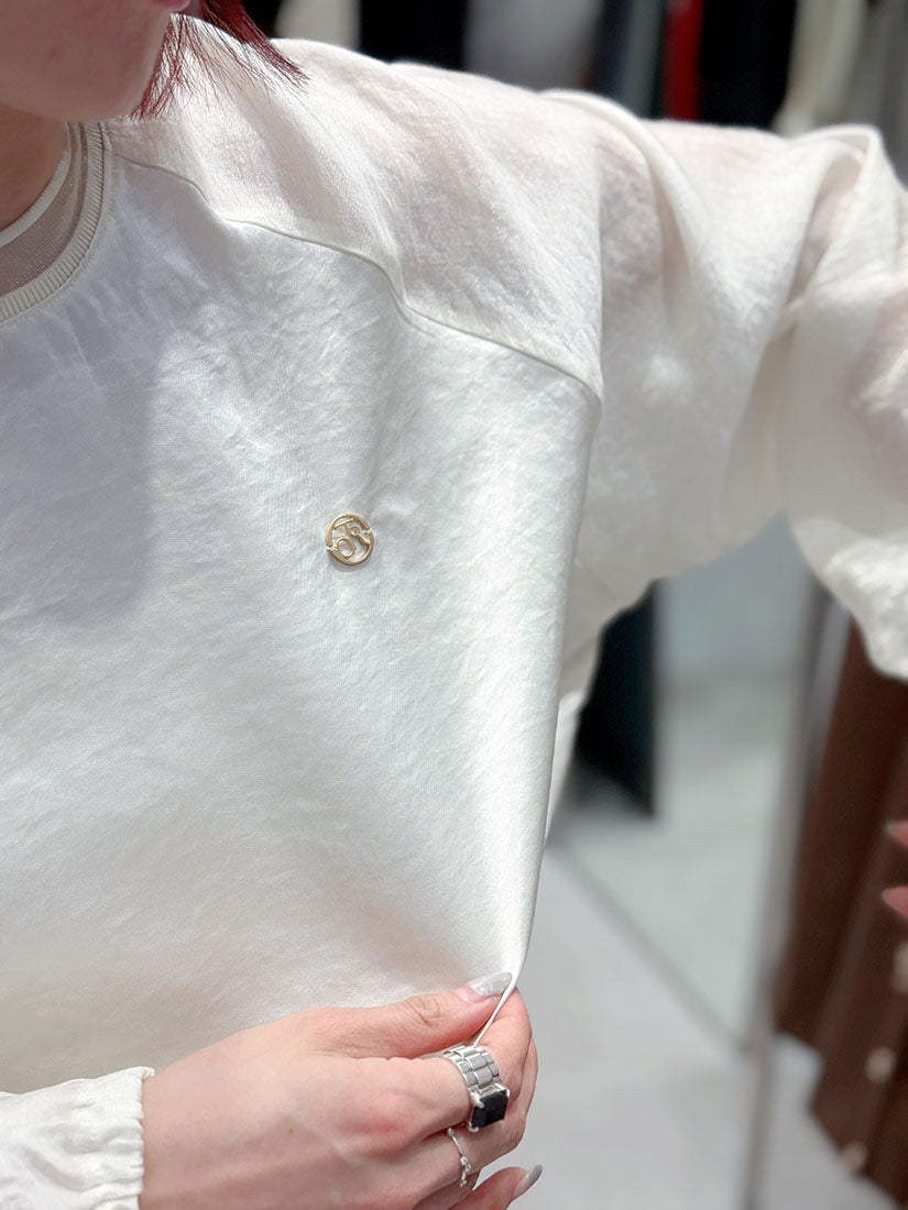 Satin Tie-Front Blouse (2 Colours)