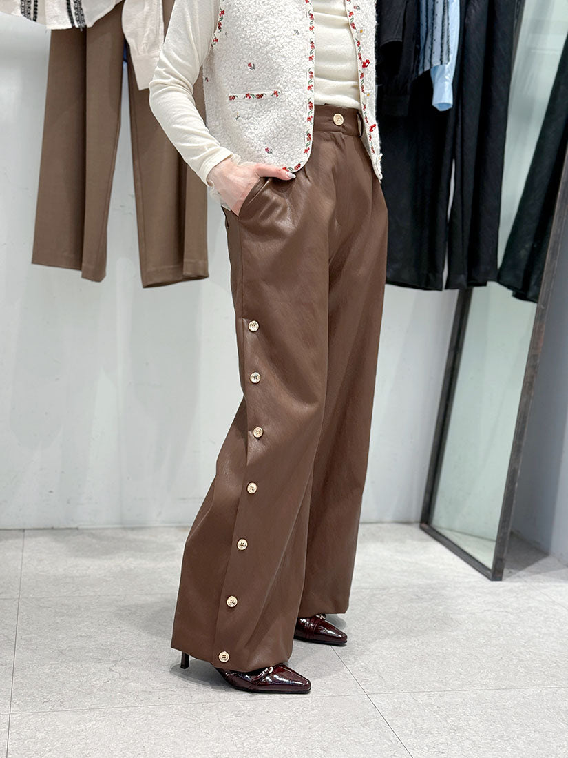 Side Button Pants (2 Colours)