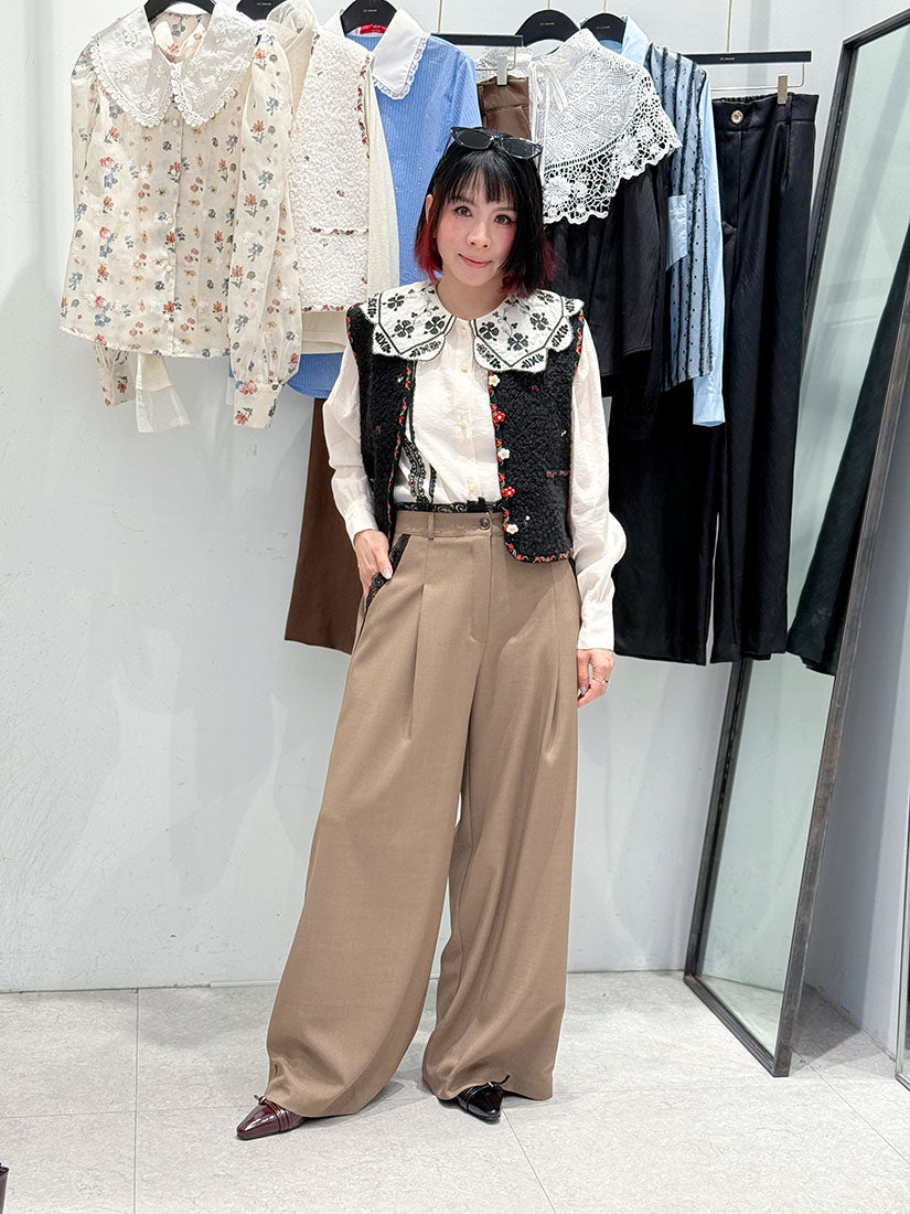 Side-Lace Trousers (2 Colours)
