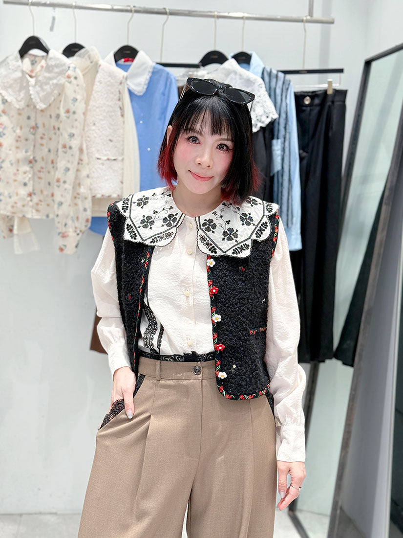 Side-Lace Trousers (2 Colours)