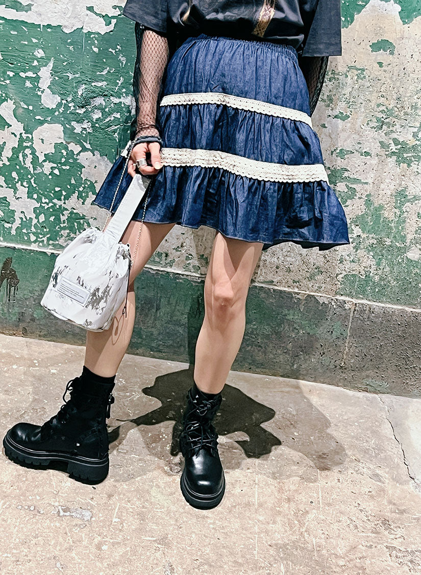Metallic Paint Bucket Bag (2 Colours)