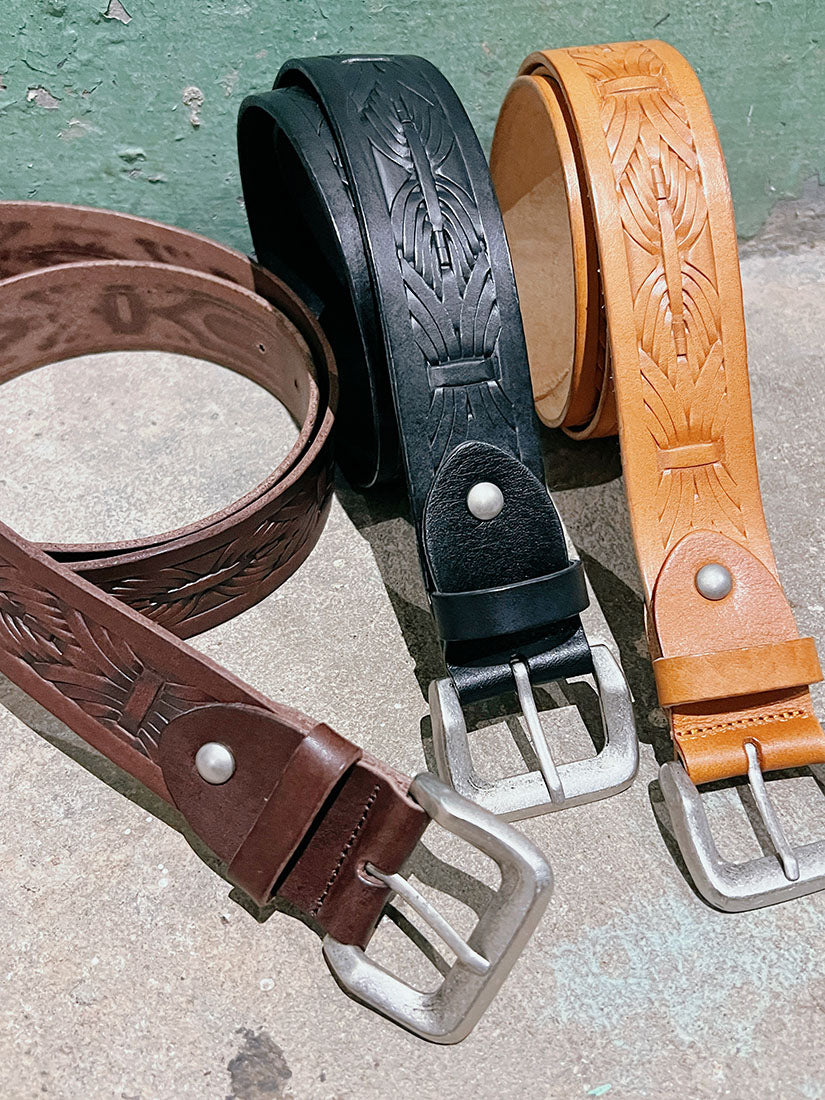 Antique Leather Belt (3 Colours)