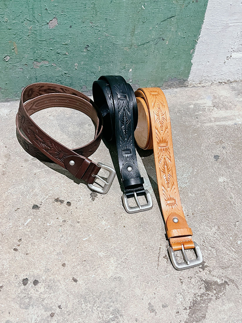 Antique Leather Belt (3 Colours)
