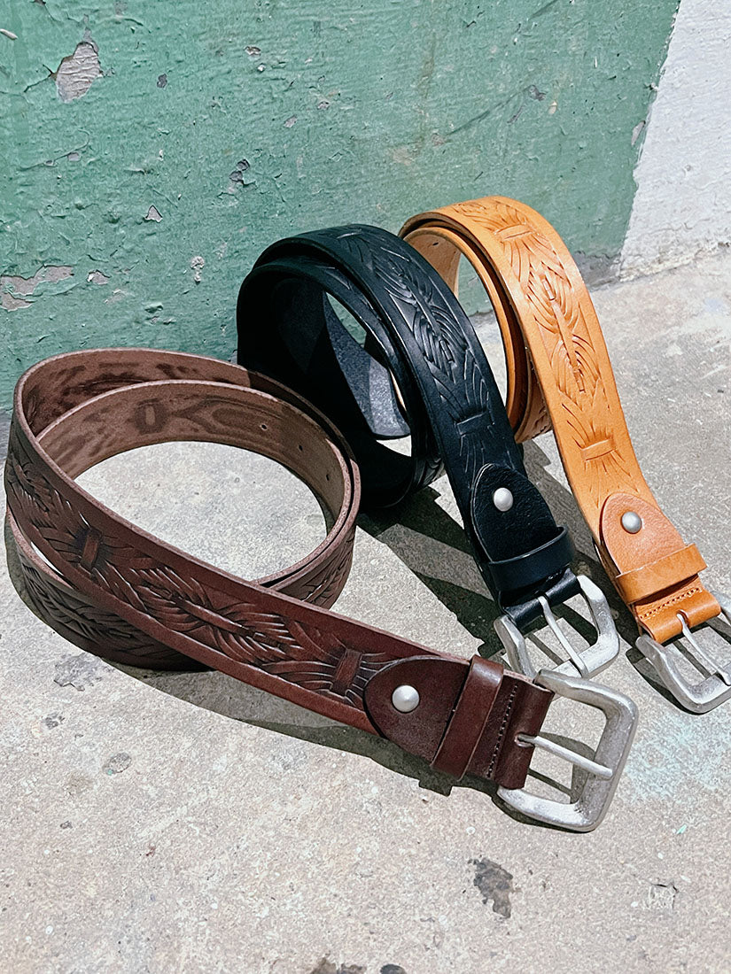 Antique Leather Belt (3 Colours)