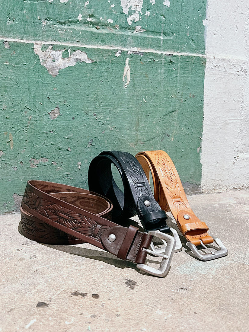 Antique Leather Belt (3 Colours)