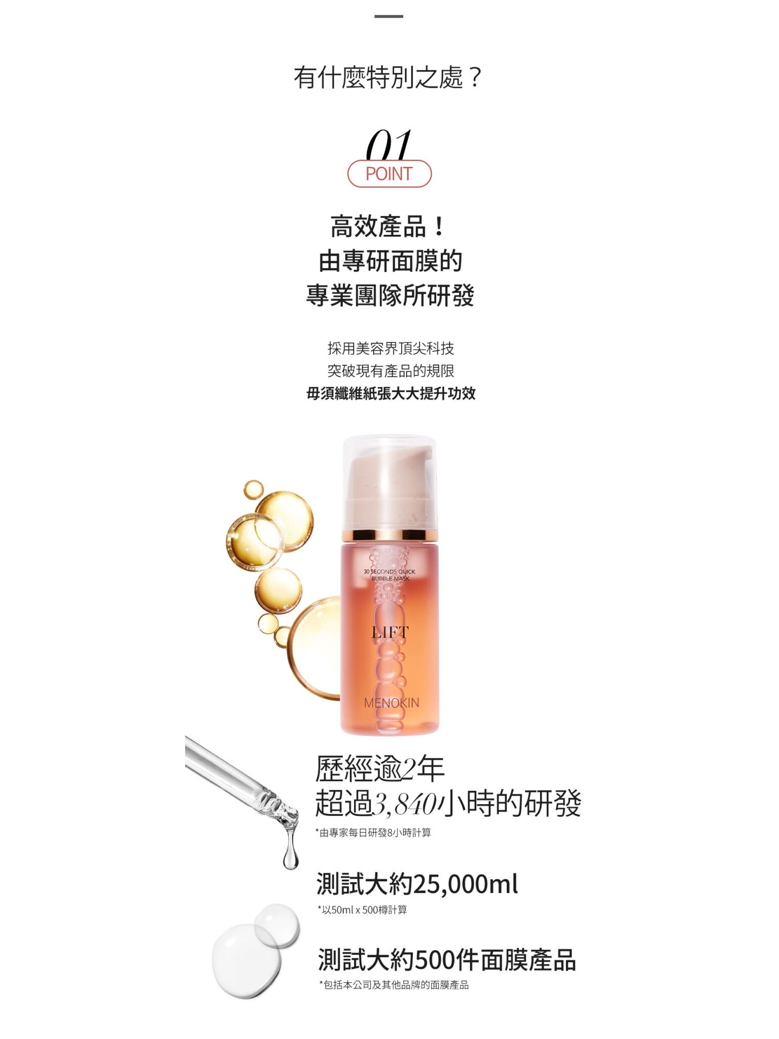 韓國 MENOKIN 30秒免洗泡泡面膜