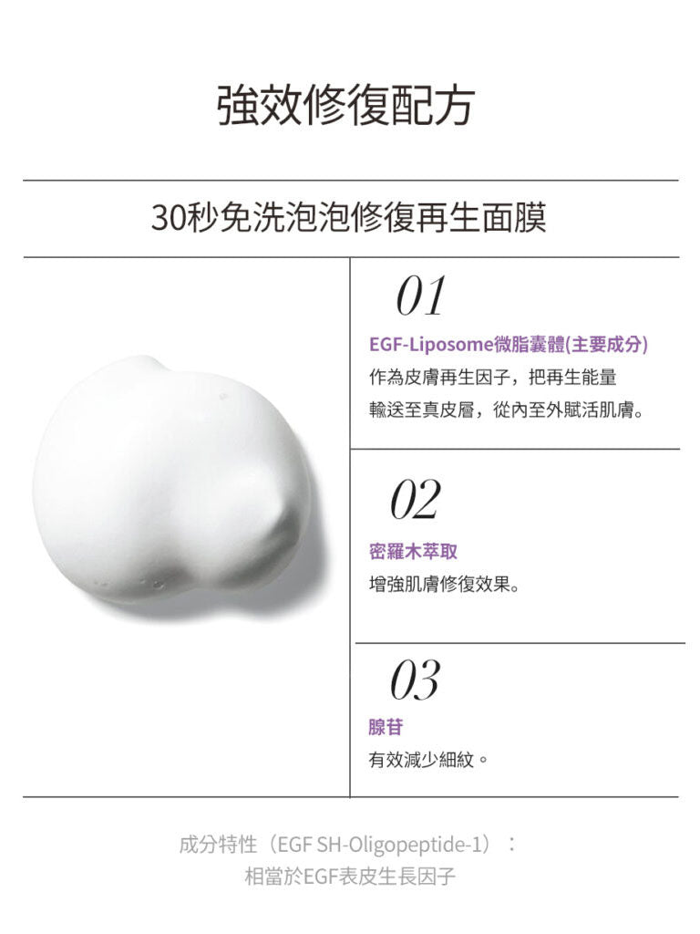 韓國 MENOKIN 30秒免洗泡泡面膜